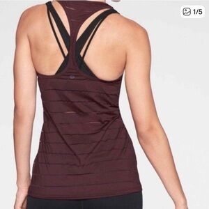 Athleta Chi Mesh Tank Top